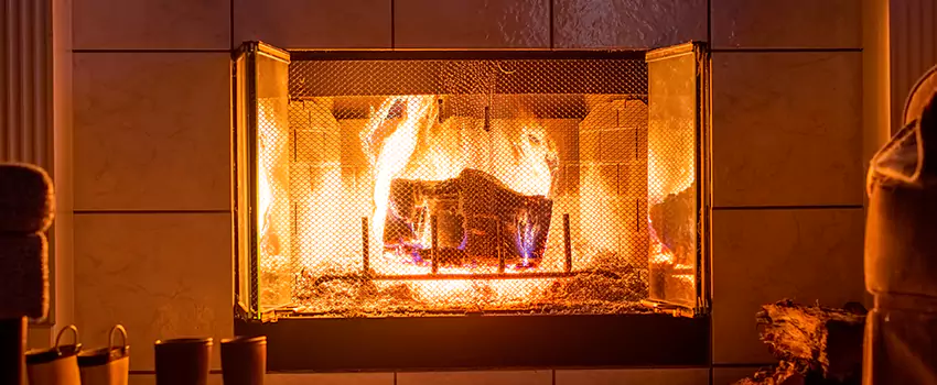 Mendota Hearth Landscape Fireplace Installation in Ramsey, Minnesota