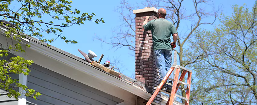 Vinyl and PVC Chimney Flashing Installation in Ramsey, MN
