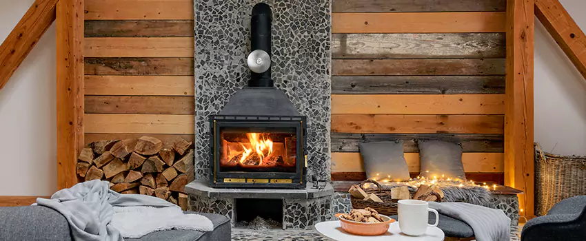 Thelin Hearth Products Direct Vent Gas Stove Fireplace Inspection in Ramsey, Minnesota